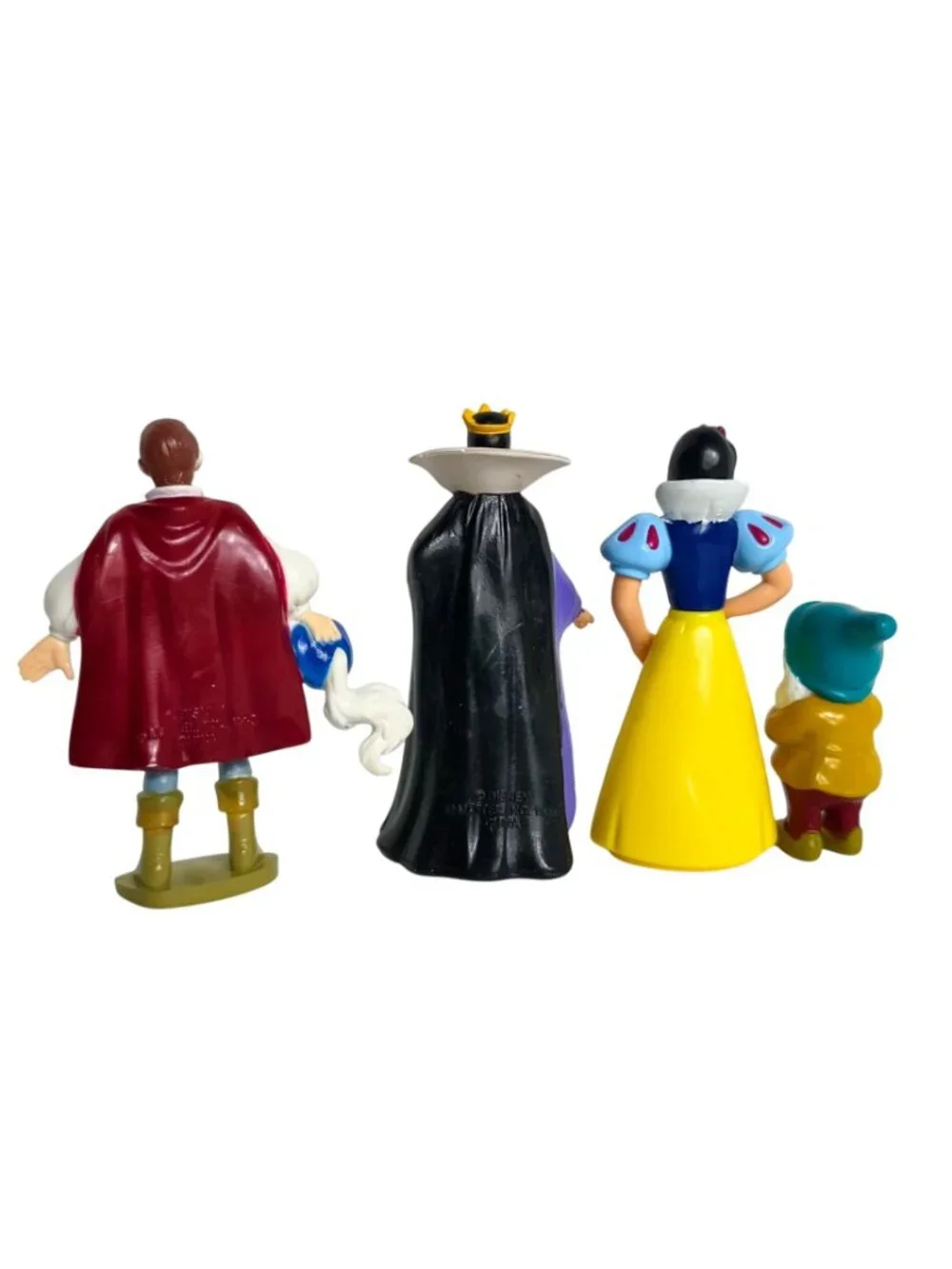 Vtg Disney Snow White Prince Charming Evil Queen Bashful Dwarf Figures '93 Colle